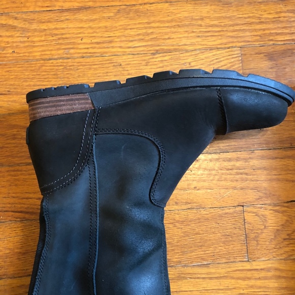 SOREL Riding LEATHER Knee High Boots Black 6.5 - Picture 8 of 14